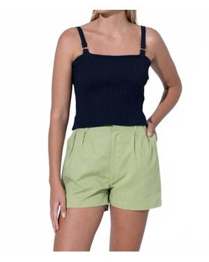 LUSANA Christine Knitted Top - Blue