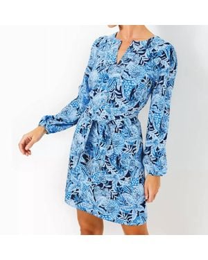 Lilly Pulitzer Olivine Mini Dress - Blue