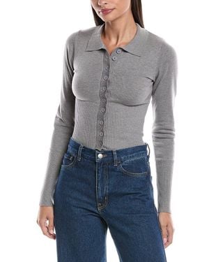 Femme Society Blouse - Gray