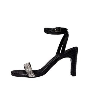 Kaanas Shania Diamond Heel With Ankle Strap H00153R-001 - Black