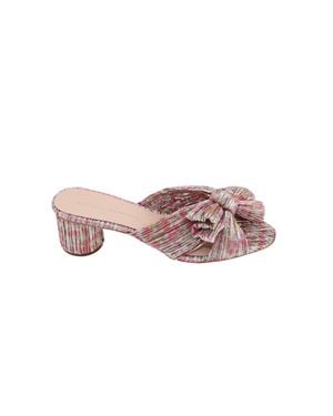 Loeffler Randall Emilia Pleated Bow Heel - Multicolor