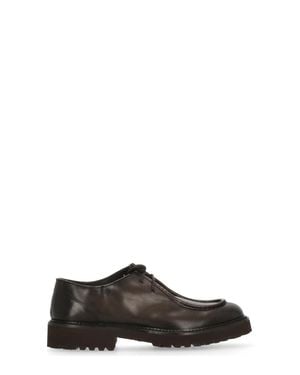Doucal's Dark Leather Boots - Brown