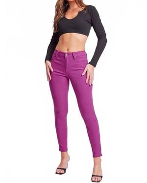YMI Junior Hyperstretch Skinny Pant - Purple