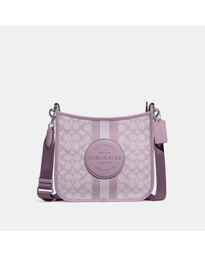 COACH Dempsey File Bag - Purple