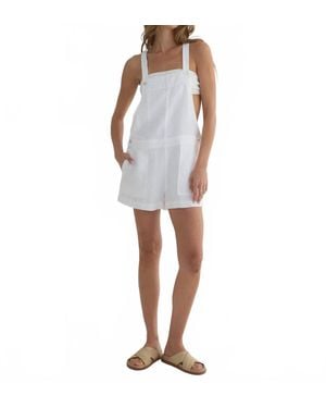 Bella Dahl Button Side Shortall - White