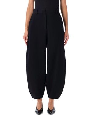 By Malene Birger High-Waist Wide-Leg Pants - Black