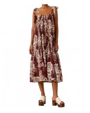 Alix Of Bohemia Emrys Spoke Dress - Red