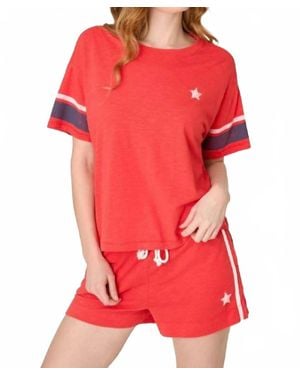 Pj Salvage Star Spangled Top - Red