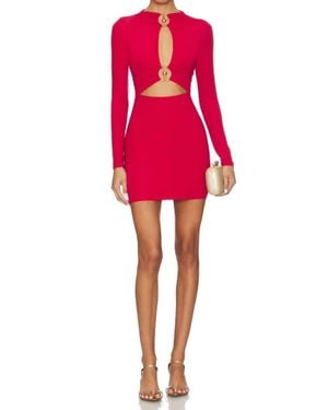 superdown Sarah Cut Out Dress - Red