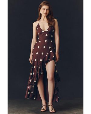 Bardot Selene Halter Dress - Blue