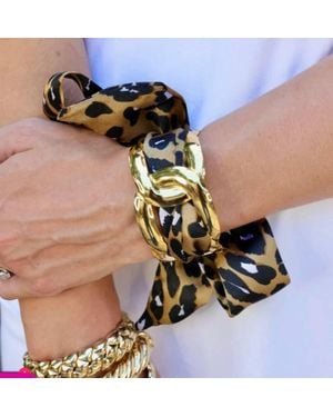 Caroline Hill Sedgefield Scarf Bracelet - Blue
