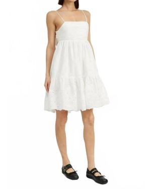 En Saison Doreen Mini Dress - White
