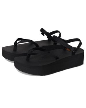 Teva Flatform Slim 1164630-Blk Sandals Flip Flop Zogg2753 - Black