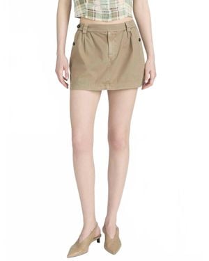 FRAME Mini Utility Skirt - Natural