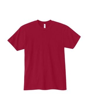 LOS ANGELES APPAREL Usa-Made Fine Jersey T-Shirt - Red