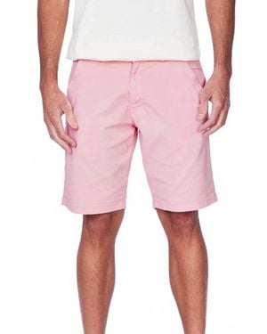 Hawks Bay Chino Twill Stretch Shorts - Pink