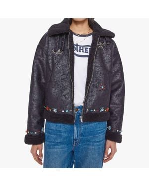 Mother Strappy Brrly Jacket - Black
