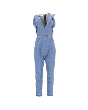 PHILOSOPHY BY LORENZO SERAFINI Philosophy Di Lorenzo Serafini Denim Jumpsuit - Blue