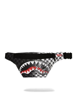 Sprayground Mix And Match Scribble Savvy Bag Crossbody Strap Spr176 - Black
