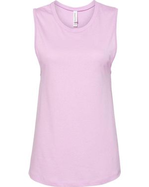 Bella Canvas Jersey Muscle Tank - Pink