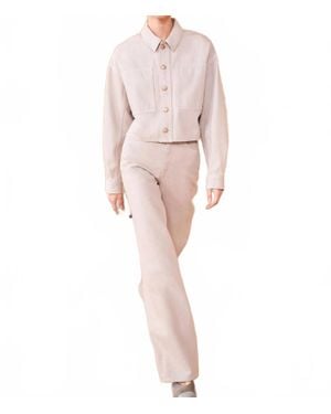 Ulla Johnson The Bobbi Denim Jacket - Pink