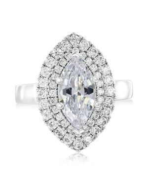 Donatello Gian Marquise Cut Cocktail Ring - Metallic