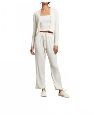 PERFECTWHITETEE Remi Drawstring Pants - White