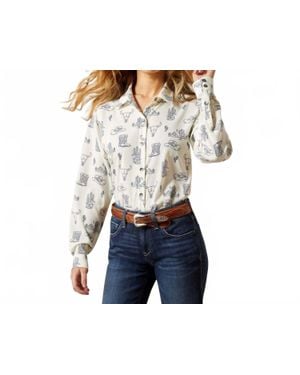 Ariat Homestyle Button Up Shirt - White