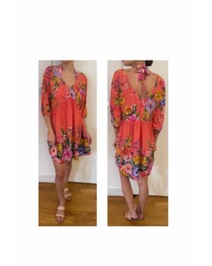 Johnny Was Kari A-Line Dress - Red