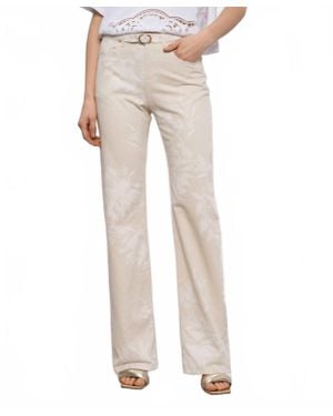 Twinset Printed Jeans - Natural
