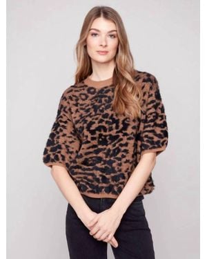 Charlie b Balloon Knit Sweater - Multicolor