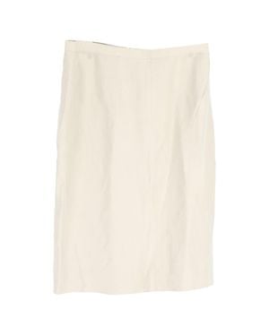 Giorgio Armani Mini Pencil Skirt - Natural