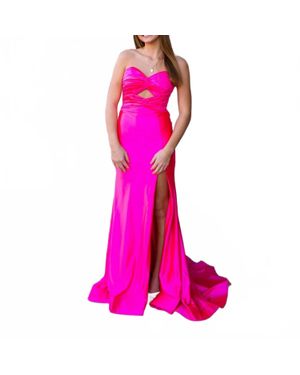strapless open back dress Sherri Hill Style 56074 | Sherri Hill Dresses