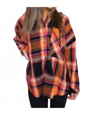 Kalita You Glad You Have Me Shacket - Red