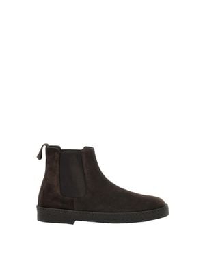 Common Projects Suede Chelsea Boots - Black