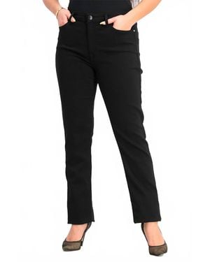 Jen7 Slim Straight Jeans - Black