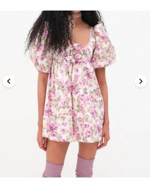 For Love & Lemons Milani Dress - Pink