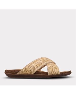 Mykos Leyla Crossband Sandal - Brown