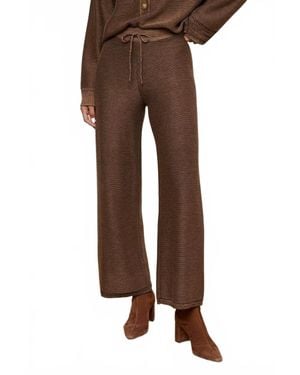 L'Agence Freya Knit Pants - Brown