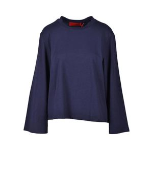 Wild Cashmere Cotton And Elastane T-Shirt - Blue