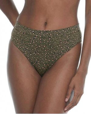 Body Glove Feline Marlee High-Waist Bikini Bottom - Brown