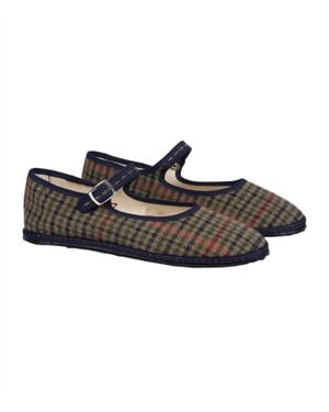 Vibi Venezia Mary Jane Wool Shoe - Black