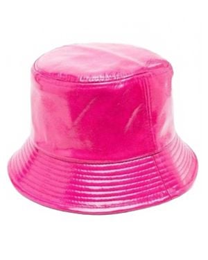 Stand Studio High Shine Bucket Hat - Pink