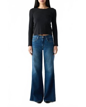 AMO Faith Flare Denim Jean - Blue