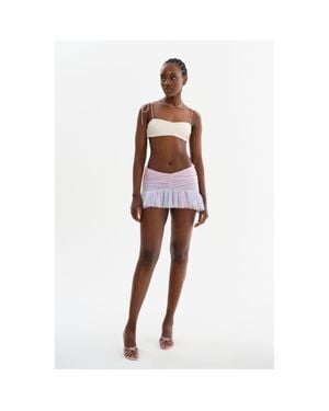 Lamarque Mattea Mesh Skort - White