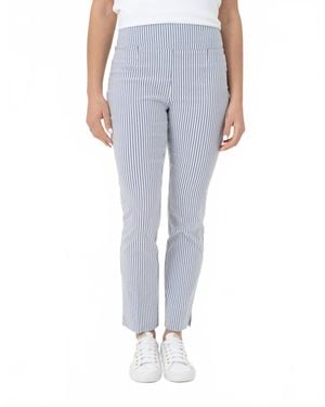 Renuar Pull On Woven Pant - Blue