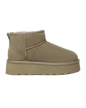 EverAu Australia Heron Ultra Mini Platform Boots - Green