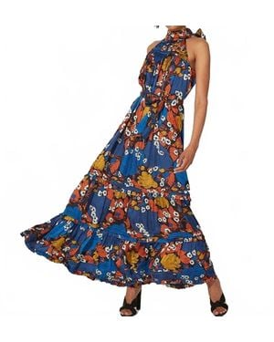 Cleobella Camille Maxi Dress - Blue