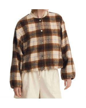 Melissa Nepton Sophie Bomber Jacket - Brown