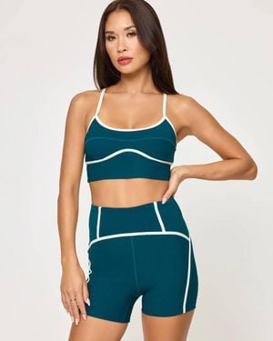 LSPACE Revel Biker Shorts - Blue